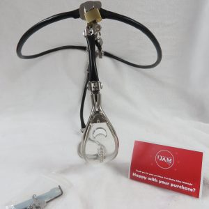 Chastity Belt with Clear shield Black (female)
