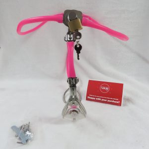 Chastity Belt with Clear shield Pink (female)