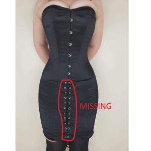 Missmade Corset Dresses limited sizes (Black PVC, Black Satin)