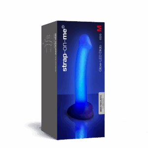 Strap On Me - Glow-LED Dildo Purple