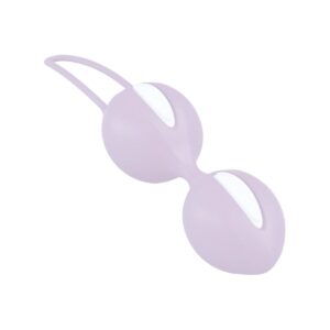 Fun Factory Duel Smartballs - White/Pastel lilac