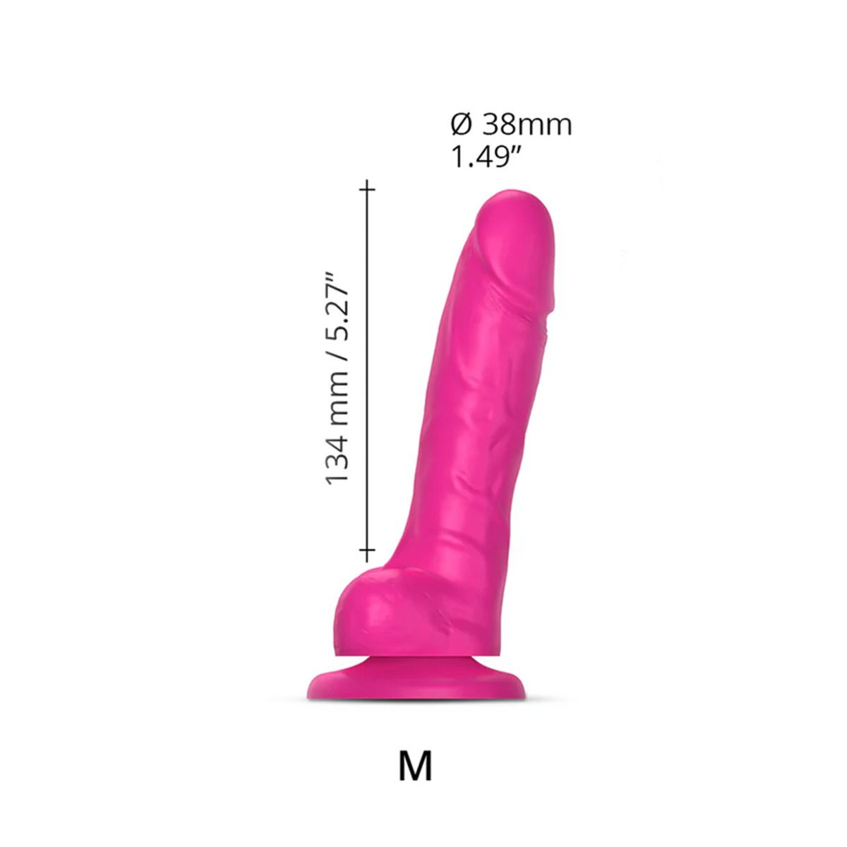 Strap On Me - Sliding Skin Fuchsia M - Image 5