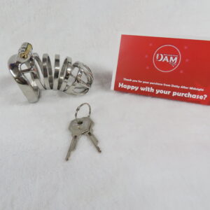 metal chastity cage sample ring size 40mm (lot 12)
