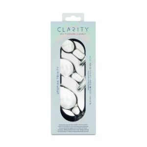 Clarity - Glass Butt Plugs - Utopian Trinity