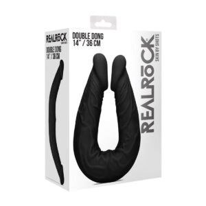 Real Rock Double Dong 14" (Black)
