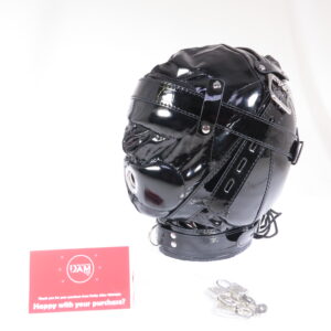 Black PVC Total enclosure Hood locking with padlocks