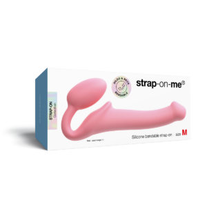 Strap On Me - Semi-Realistic Bendable Strap-On Pink - M