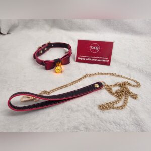 Colour Changing Thermochromic Bow Collar with light up charm
