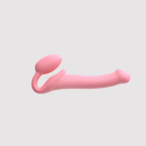 Strap On Me - Semi-Realistic Bendable Strap-On Pink - S