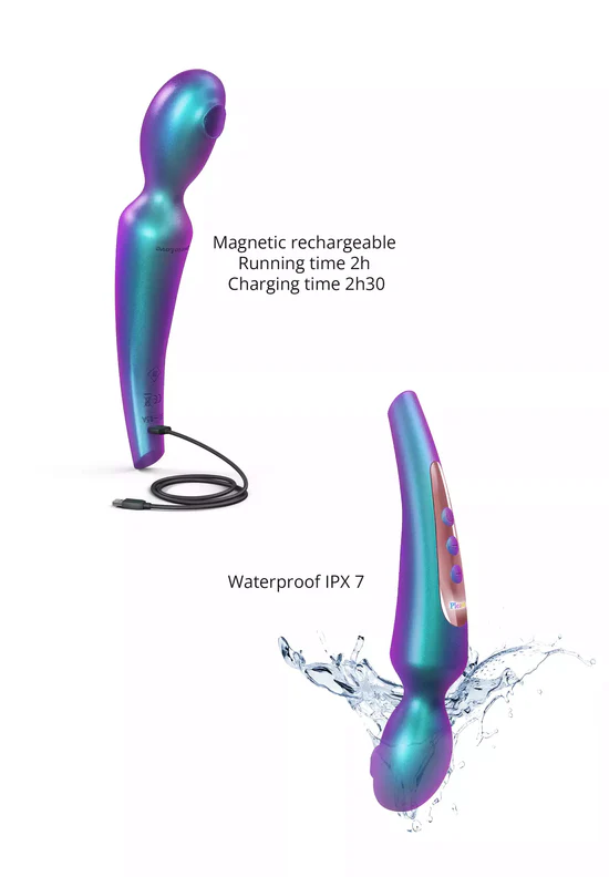 Love to Love - Pleaser - Wand & Clitoral Stimulator - Iridescent Night - Image 2
