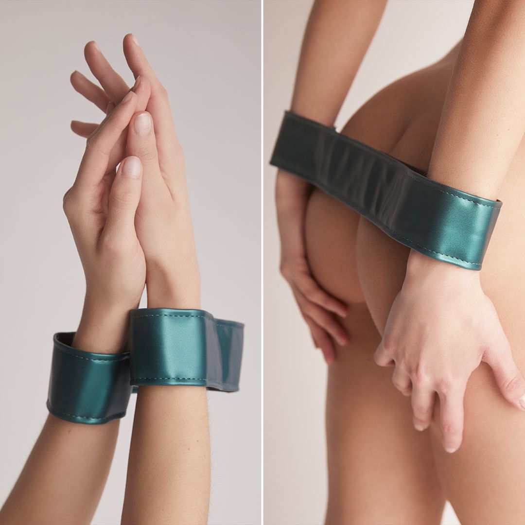 Strap On Me - Green Leatherette Harness Curious, Designed to work with Strap On Me Products - Image 2